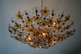 Maybe you would like to learn more about one of these? Large Murano Glass Flower Flush Mount Chandelier Brass Flower Bouquet 1960s For Sale At 1stdibs