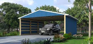 D galvanized steel carport, car canopy and shelter Metal Roof Carports 84 Lumber