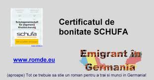 Votati articolul inregistrarea persoanelor fizice in spatiul privat virtual. Emigrant In Germania 3 3 Certificatul De Bonitate Schufa