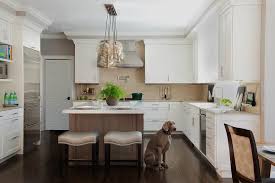 Not all cabinets are created equally. White Kitchen Cabinets With Gold Backsplash Tiles Transitional Kitchen