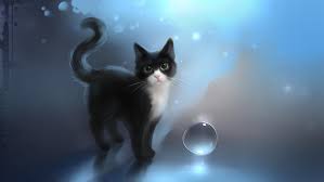 Soulshine By Apofiss On Deviantart Animal Wallpaper Cat Wallpaper Cute Anime Cat