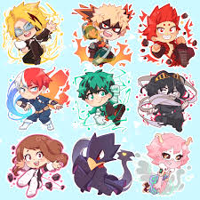 Boku No Hero Academy Charms Hero Poster Chibi My Hero Academia Episodes With tenor, maker of gif keyboard, add popular anime chibi kawaii animated gifs to your conversations. boku no hero academy charms hero