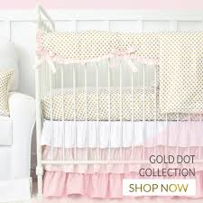 Ready to ship crib sheets. Gold Dot Crib Bedding Collection Caden Lane