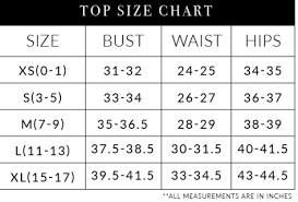 Size Charts Southern Soul Boutique