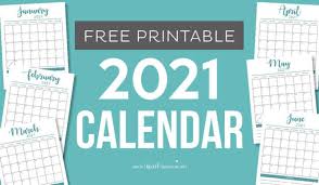 Free 2021 calendars that you can download, customize, and print. Free 2021 Printable Calendar Template 2 Colors I Heart Naptime