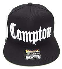 Compton Snapback Hat South Central Los Angeles City Cap Black Osfm Nwt Ebay Compton Snapback Snapback Hats Compton Hat