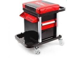 I recently had a chance to help my dad at the shop where the company he works for ta… Mechanic Rolling Creeper Stool Storage Seat Tool Chest Chair Garage Rack Hypertough Portable Storage Tool Box Storage Drawers