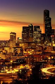 Nightlife Seattle Attractions In Seattle City Lights At Night Night City
