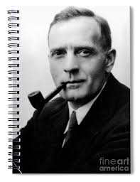 Edwin Hubble Spiral Notebook by Science Source