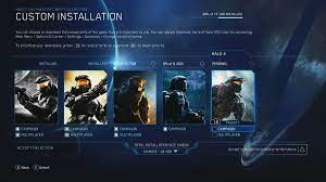 Anniversary, halo 3, halo 4, and halo: Halo Master Chief Collection Custom Installation Lets You Choose What To Install Stevivor