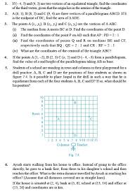 Class 10 Important Questions For Maths Coordinate Geometry Aglasem Schools In 2020 Coordinate Geometry Math Math Questions