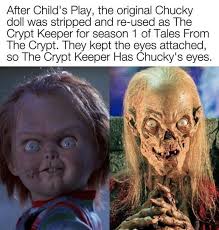 Horror Theme Comparison Including Child's Play