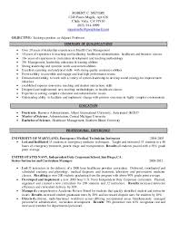 adjunct instructor resume november 2020