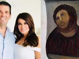 @kimguilfoyle has joined @flotus as another bruce jenner look alike. Airbrushed Photo Of Trump Jr And His Girlfriend Inspires Hilarious Comparisons