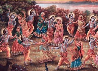 Image result for Krishna searchingfor gopikas"