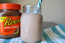 Blend put the top on the blender. The Staycationer Reese S Peanut Butter Chocolate Milkshake