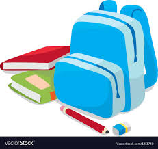 school backpack and book in cartoon style vector download a free preview or high quality adobe illustrator ai eps pdf cartoon styles school backpacks vector