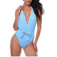 Swim One Piece Baby Blue Bathing Suit Poshmark