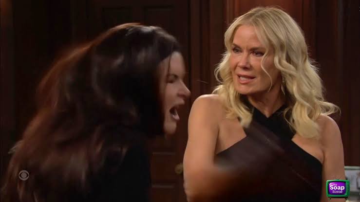 The Bold and the Beautiful Recap June 5: Brooke Slaps Katie, Wyatt Has The  Hope Diamond - The Soap Scene
