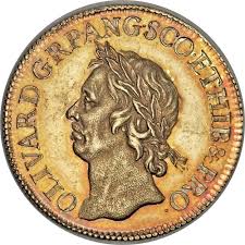 He is just as terrific as his name suggests. Great Britain Gold 1 Broad Oliver Cromwell 1656 Coin Value Km Pn25 Coinscatalog Net