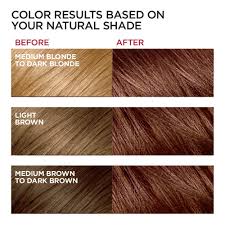 Loreal Paris Excellence Creme Permanent Hair Color 6rb Light Reddish Brown 100 Gray Coverage Hair Dye Pack Of 1