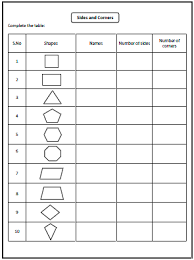 Shapes Worksheets And Charts Shapes Worksheets 2nd Grade Worksheets Shapes Worksheet Kindergarten