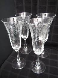 On Hold For Margo Wolter Lenox Crystal Garden Etched Champagne Etsy Lenox Crystal Crystal Champagne Glasses Crystal Glassware