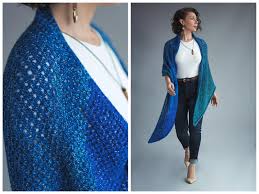 Free knitting pattern for a striped modern shawl. Palette Shawl Easy Beginner Knitted Wrap Pattern Expression Fiber Arts A Positive Twist On Yarn