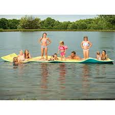 Neptune S Island Floating Foam Mat 17 X 6 By Aqua Lily Floating In Water Foam Mats Floating