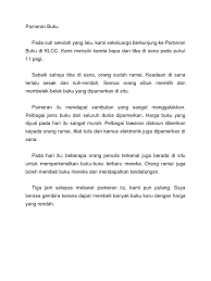 Tv3 stesyen tv portal pertama. Karangan Pameran Buku