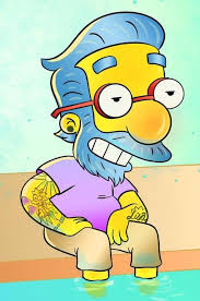 Homer — homer jay simpson. Inked Milhouse The Simpsons Desenho Dos Simpsons Desenhos Para Barbearia Fotos Dos Simpsons