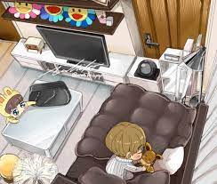 Room tour by kim taehyung. Taehyung Room Bts Fanart Bts Jungkook And V Bts Fans