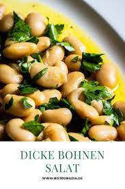 Dicke Bohnen Salat Bistro Badia Foodblog Fur Libanesische Kuche Rezept Dicke Bohnen Salat Dicke Bohnen Beilage Zu Fisch