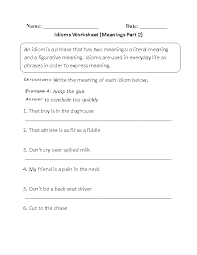 Englishlinx Com Idioms Worksheets Idioms St Patrick S Day Words Idiom Examples