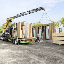 Construction Showroom Partie 1 Decoration Exterieur Facade Bois Habitat