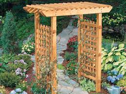 This is a huge arbor, coming in at 8' tall and 12' across. Build A Classic Timber Arbour Australian Handyman Magazine