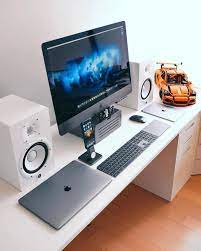 Speak to an experienced sales rep now about exclusive business pricing 5 Perfect Workspaces For Your Inspiration 8 Imac Desk Setup Imac Desk Computer Desk Setup
