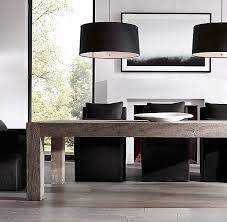 Monterey Rectangular Dining Table Restoration Hardware Dining Table Black Dining Room Table Rectangular Dining Table