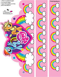 Party Hats Tons Of Free Printables On This Website Complete My Little Pony Print Little Pony Birthday Party My Little Pony Birthday Party Pony Birthday Party