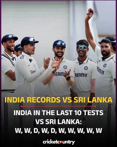 Sri Lanka have always struggled against India in Test cricket! Team India enters the series with history firmly on its side. #INDvsSL #TeamIndia #cricketupdates #cricket