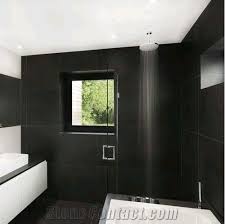 Ideal for both bathroom walls and floors. Black Granite Polished Bathroom Walling Flooring Jet Black Granite Floor Tiles Wall Tiles From India Stonecontact Com