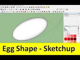 Egg Shape Design - Sketchup Tutorial - Youtube