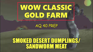 Whether it's brownies, pie, or cake that strikes your fancy, our delicious dessert recipes are sure to please. Wow Classic Aq 40 Sandworm Meat Farm For Smoked Desert Dumpling Food Youtube