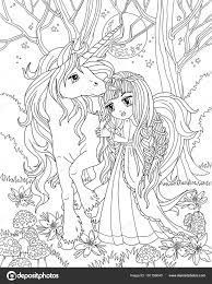 Coloriage Licorne Princesse Photographie Larisakuzovkova Unicorn Coloring Pages Princess Coloring Pages Princess Coloring