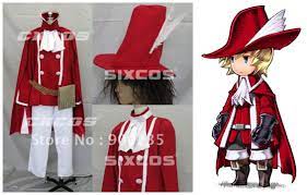 Final Fantasy III-Red Mage Cosplay Costume Halloween Christmas&free  shipping& | eBay