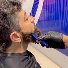 Check out this before and after using the #RewindIt10 Jet Black Hair and  Beard color. Swipe to see the process with @markthebarber, and discover  more