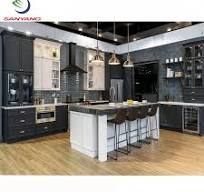 Thailand American Standard Kitchen Cabinet Factory Ready to Assemble Solid Wood White Shaker Kitchen Cabinets Set