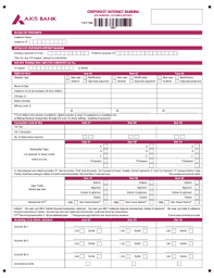 5.40% less than 2 cr domestic general (2 yrs < 30 months) 6.05% less than 2 cr domestic sr. Axis Bank Corporate Login Fill Online Printable Fillable Blank Pdffiller