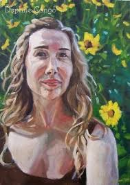 Daphne Cote, Artist: Self Portrait and Press