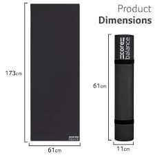 A standard yoga mat is 68 inches long, but you can also find longer lengths in 72, 74 and even 78 inches if you're taller or prefer a little more room. Standard Thickness Of Yoga Mat Cheap Online